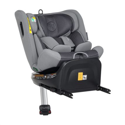 PETITE&MARS - Κάθισμα αυτοκινήτου TWISTGUARD PRO i-Size 40-150 cm (0-36 kg) γκρι