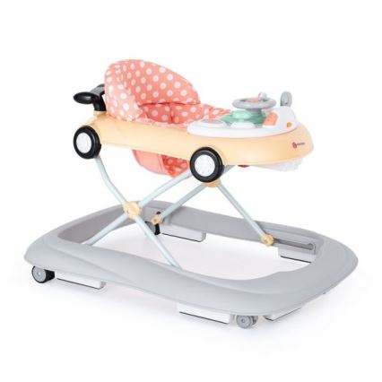 PETITE&MARS - Στράτα για μωρά με μουσική CABRIO 2xAA πορτοκαλί