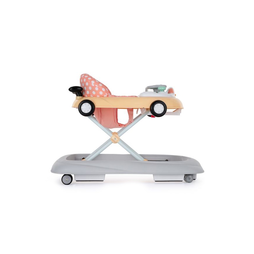 PETITE&MARS - Στράτα για μωρά με μουσική CABRIO 2xAA πορτοκαλί