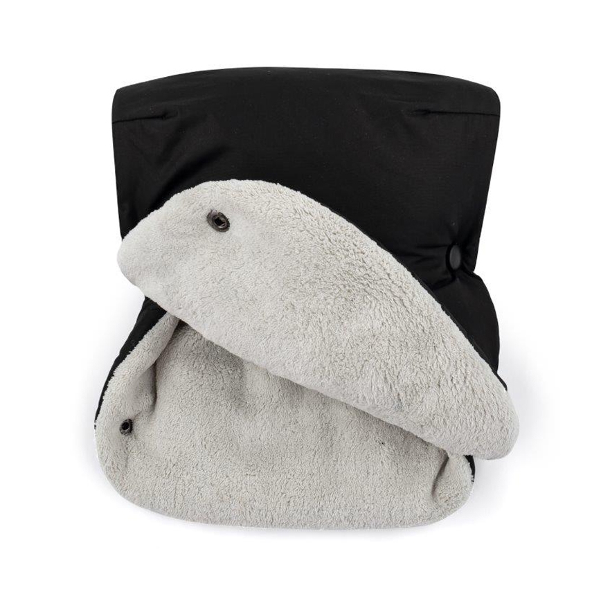 PETITE&MARS - Σετ παιδικός υπνόσακος 3 σε 1 JIBOT + καλύμματα χειρός για καρότσι JASIE μαύρο