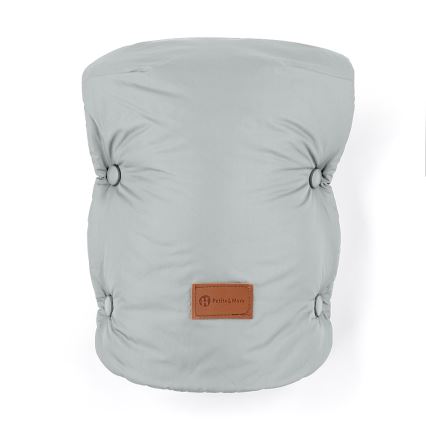 PETITE&MARS - Σετ υπνόσακου για καρότσι 3-σε-1 JIBOT + γάντια χειρολαβής για καρότσι JASIE, ανοιχτό γκρι