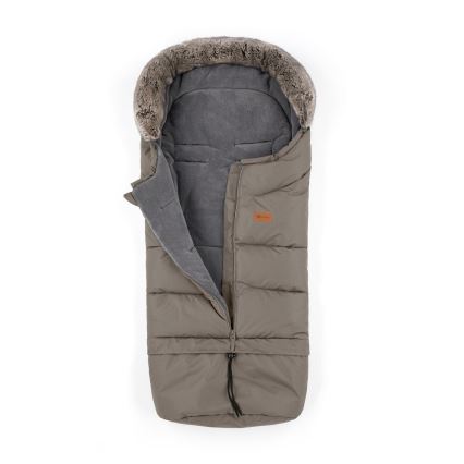 PETITE&MARS - ΣΕΤ Ποδόσακος 4σε1 ARCTIC +Γάντια καροτσιού FURRY Mocha Mousse