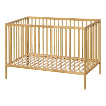 PETITE&MARS - Παιδική κούνια NELA BEECH 120x60 cm οξιά