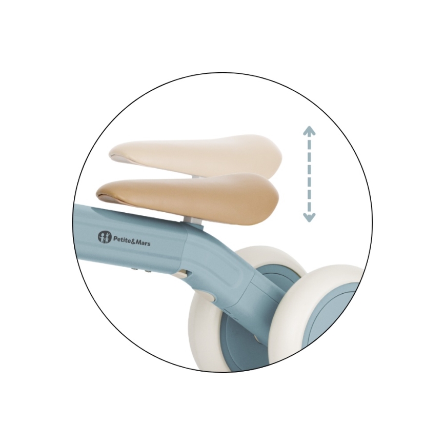 PETITE&MARS - Παιδικό τρίκυκλο 3 σε 1 BINGO Stering Blue