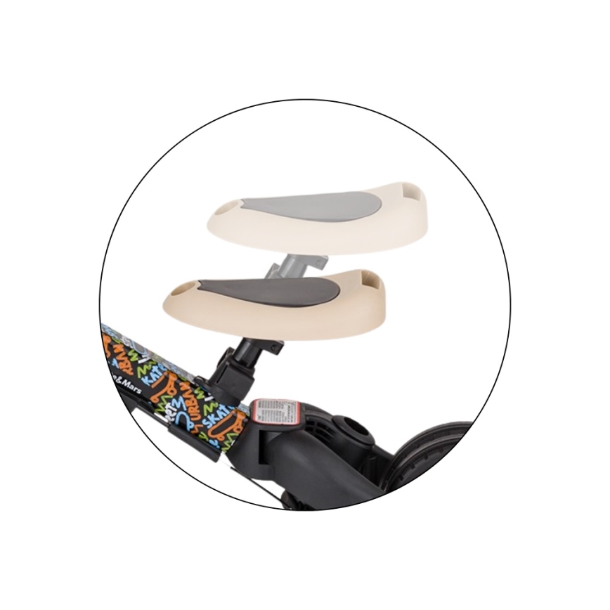 PETITE&MARS - Παιδικό τρίκυκλο 5 σε 1 TURBO LIMITED City Beat