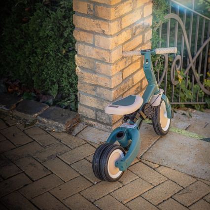 PETITE&MARS - Παιδικό τρίκυκλο 5 σε 1 TURBO PLUS Απαλό Πράσινο