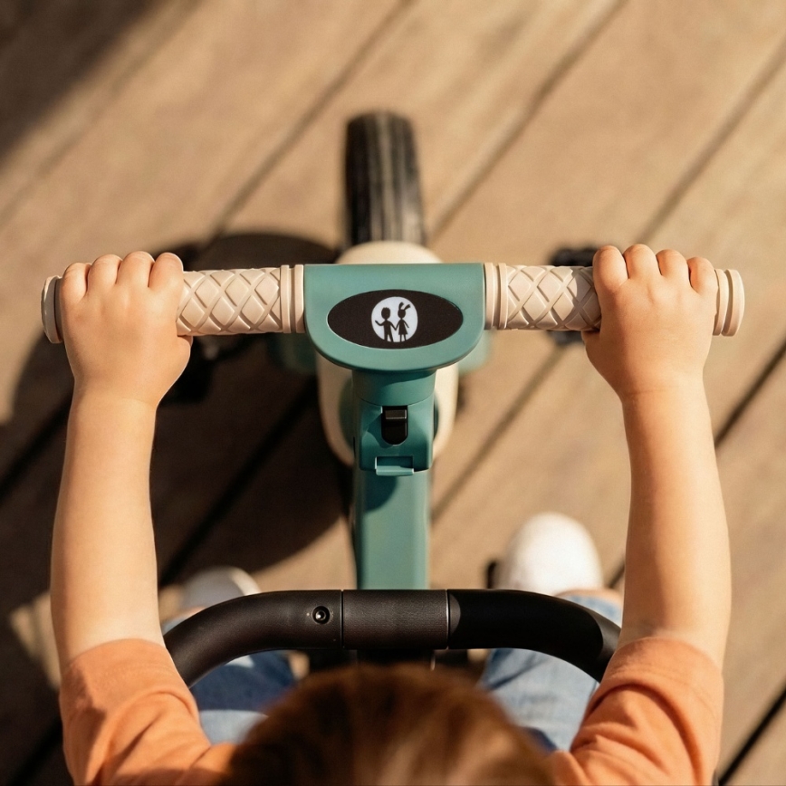 PETITE&MARS - Παιδικό τρίκυκλο 5 σε 1 TURBO PLUS Απαλό Πράσινο