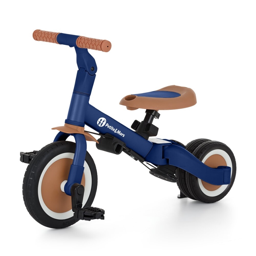 PETITE&MARS - Παιδικό τρίκυκλο ποδήλατο 5σε1 TURBO Enigmatic Blue