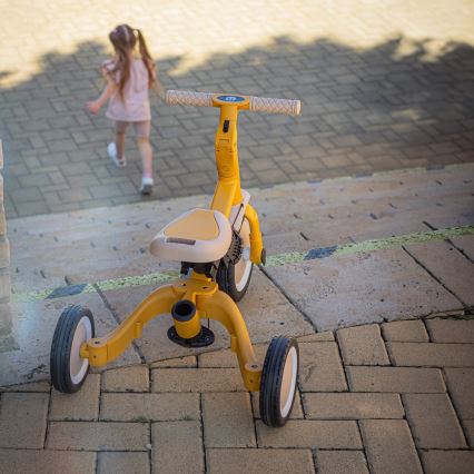 PETITE&MARS - Παιδικό τρίκυκλο ποδήλατο 5σε1 TURBO Intense Ochre