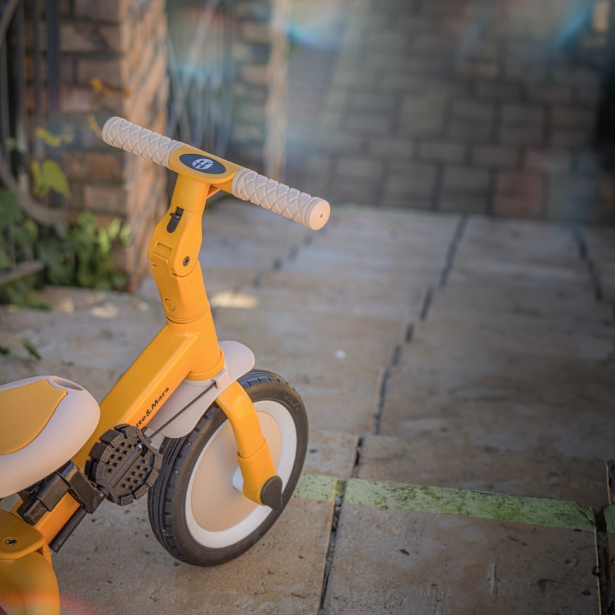 PETITE&MARS - Παιδικό τρίκυκλο ποδήλατο 5σε1 TURBO Intense Ochre