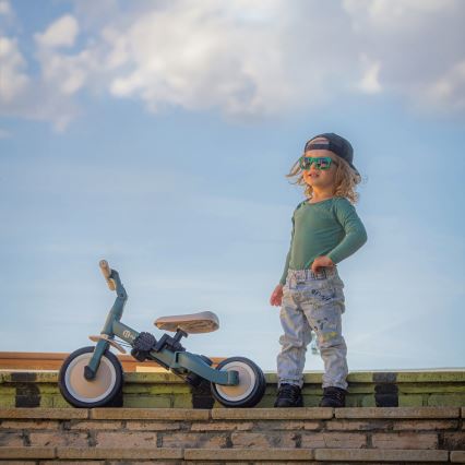 PETITE&MARS - Παιδικό τρίκυκλο ποδήλατο 5σε1 TURBO Misty Green