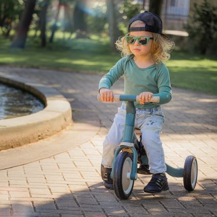 PETITE&MARS - Παιδικό τρίκυκλο ποδήλατο 5σε1 TURBO Misty Green