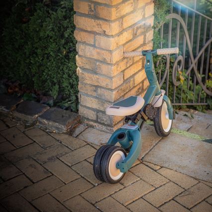 PETITE&MARS - Παιδικό τρίκυκλο ποδήλατο 5σε1 TURBO Misty Green