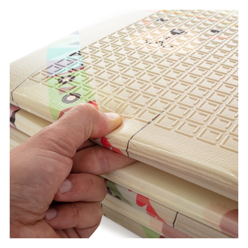 PETITE&MARS - Πτυσσόμενο χαλάκι δραστηριοτήτων CAMPY ELEPHANT&FOX