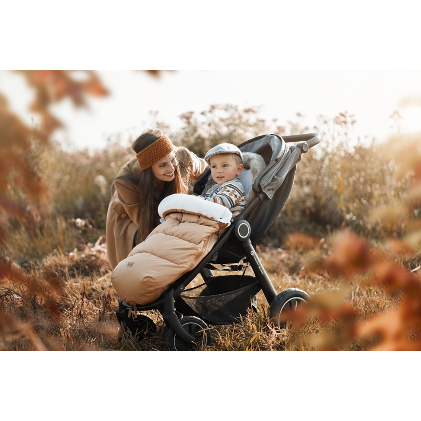 PETITE&MARS - Ποδόσακος 4σε1 COMFY Elegant Caramel/Beige καφέ