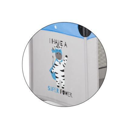 PETITE&MARS - Ταξιδιωτική κούνια KOOT Zebra Super Power