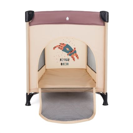 PETITE&MARS - Ταξιδιωτικό βρεφικό κρεβατάκι KOOT Tiger Super Hero