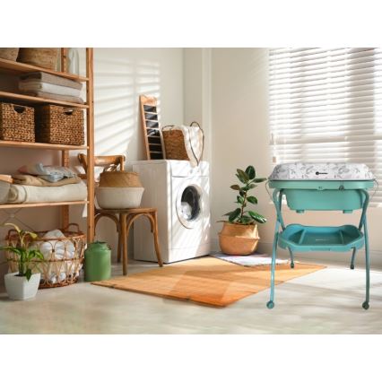 PETITE&MARS - Τραπέζι αλλαγής ρούχων με μπανιέρα SPA 3σε1 μέντα