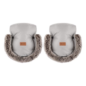 PETITE&MARS - Γάντια καροτσιού FURRY Champagne Shower