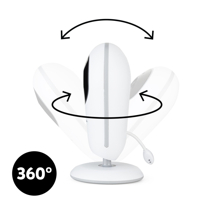 PETITE&MARS - Βρεφικό μόνιτορ NANO 4.0 3,7V 1760 mAh