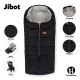 PETITE&MARS - ΣΕΤ Ποδόσακος 3σε1 JIBOT + γάντια καροτσιού JASIE μαύρο