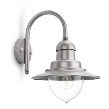 Philips 01652/52/PN - Εξωτερικό επιτοίχιο φωτιστικό MYGARDEN RAINDROP 1xE27/60W/230V IP44