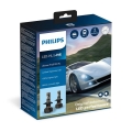 Philips 11342U91X2 -ΣΕΤ 2x LED Λάμπα αυτοκινήτου Ultinon 9100 H4 P43t-38/13,2W/12/24V 5800K