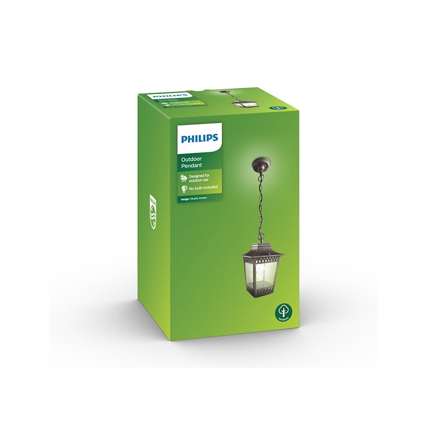 Philips 15406/86 /PN - Πολύφωτο εξωτερικού χώρου HEDGE 1xE27/60W/230V IP44
