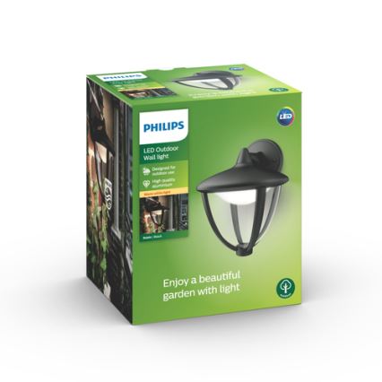 Philips - Εξωτερικό επιτοίχιο φωτιστικό LED 1xLED/4,5W/230V IP44