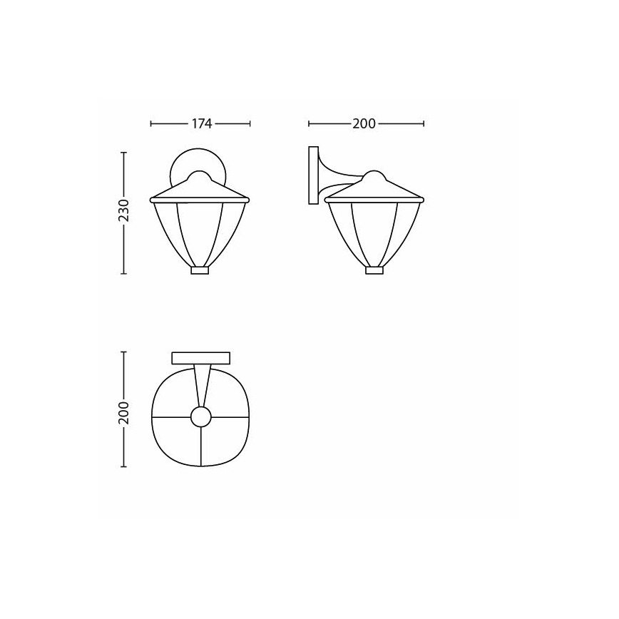Philips - Φως LED εξωτερικού χώρου 1xLED/4,5W/230V IP44