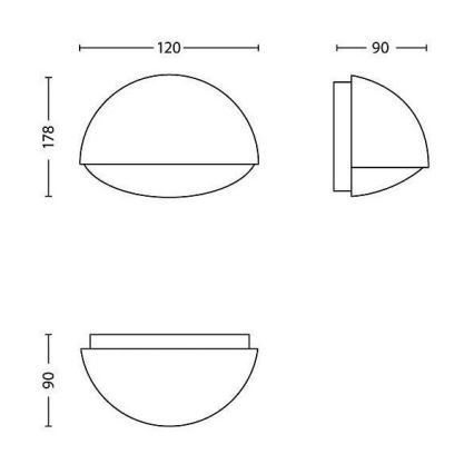 Philips - LED φωτιστικό εξωτερικού χώρου LED/3W/230V IP44