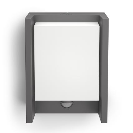 Philips - LED Φωτιστικό τοίχου εξωτερικού χώρου με αισθητήρα LED/6W 2700K IP44