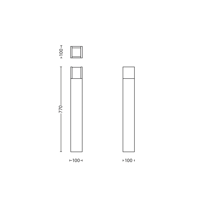 Philips - Φωτιστικό LED εξωτερικού χώρου LED/6W/230V 2700K IP44