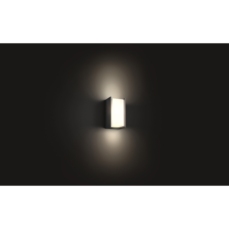 Philips - LED Dimmable φωτιστικό τοίχου εξωτερικού χώρου Hue TURACO 1xE27/9,5W/230V IP44