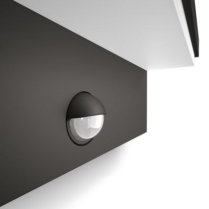 Philips - LED Φωτιστικό τοίχου εξωτερικού χώρου με αισθητήρα 2xLED/4,5W/230V 2700K IP44