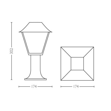 Philips - Λάμπα εξωτερικού χώρου E27/60W/230V IP44