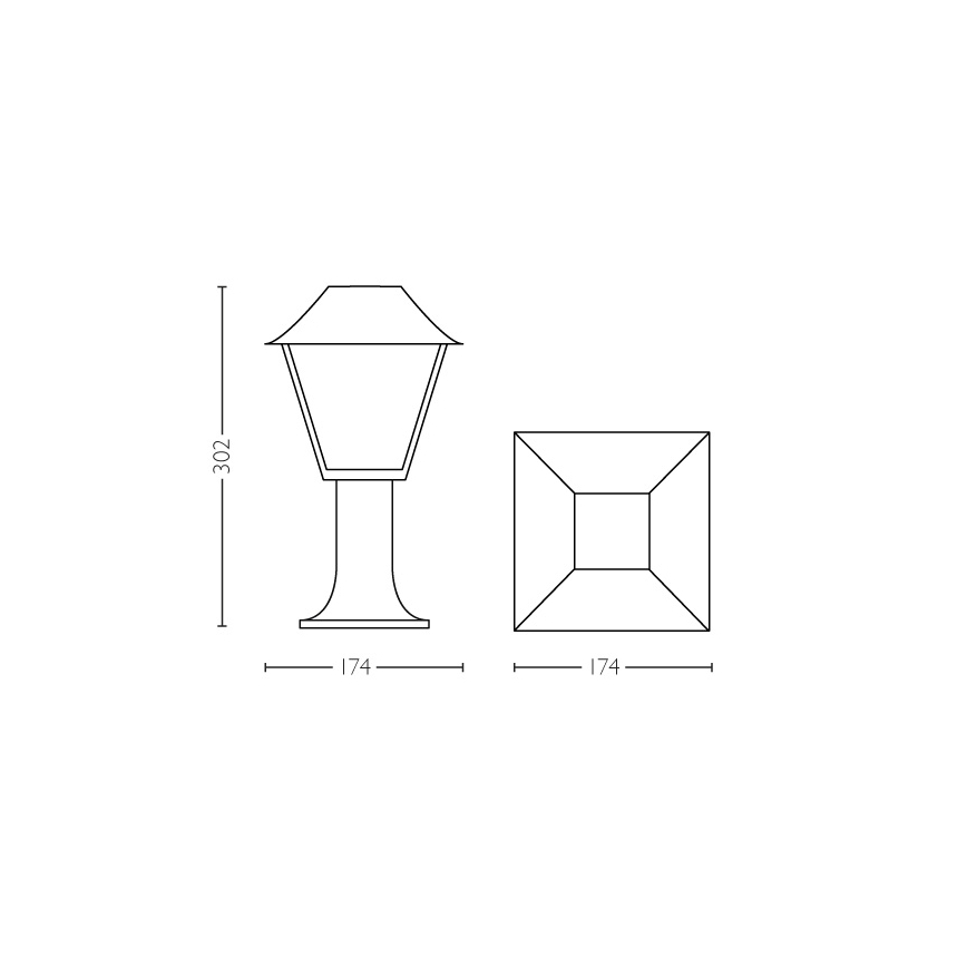 Philips - Λάμπα εξωτερικού χώρου E27/60W/230V IP44