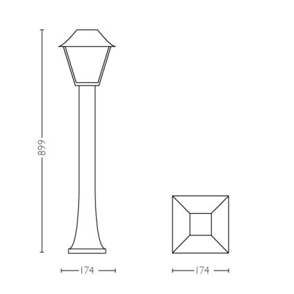 Philips - Λάμπα εξωτερικού χώρου E27/60W/230V IP44