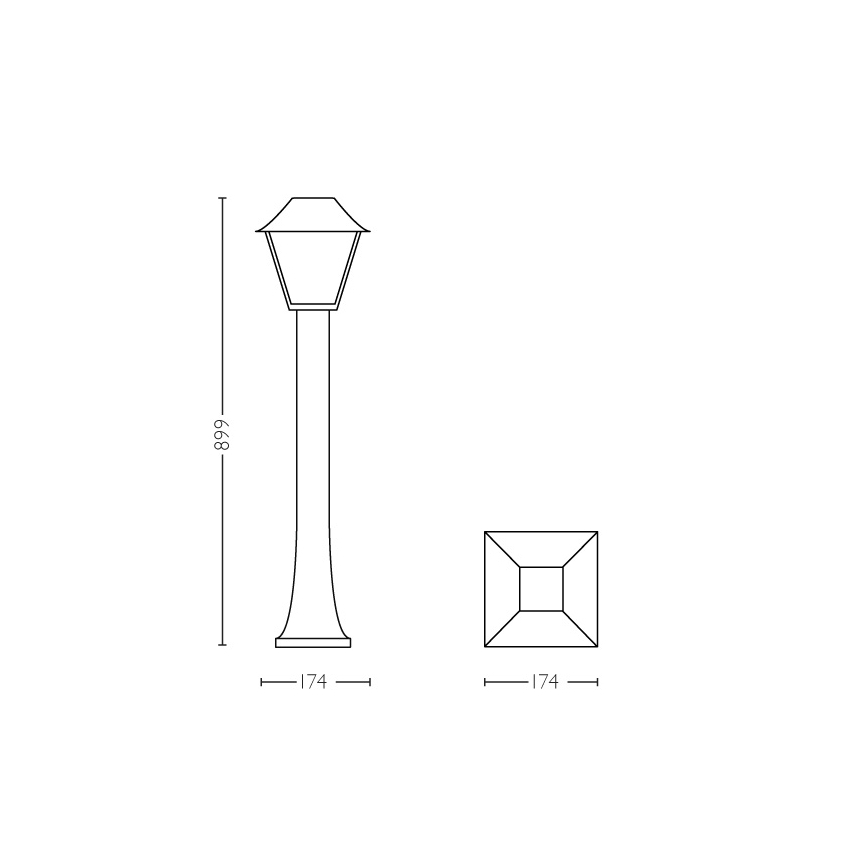 Philips - Λάμπα εξωτερικού χώρου E27/60W/230V IP44