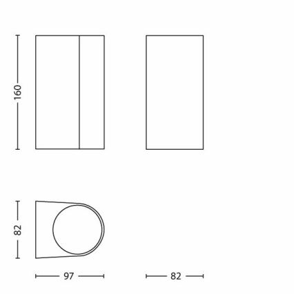 Philips - Φως εξωτερικού χώρου 2xGU10/35W/230V IP44