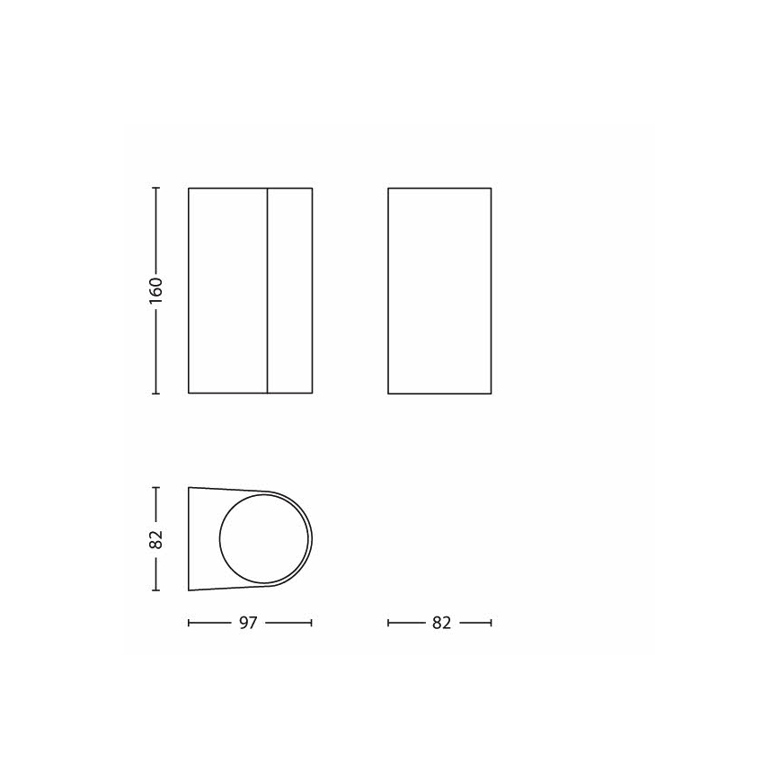 Philips - Φως εξωτερικού χώρου 2xGU10/35W/230V IP44
