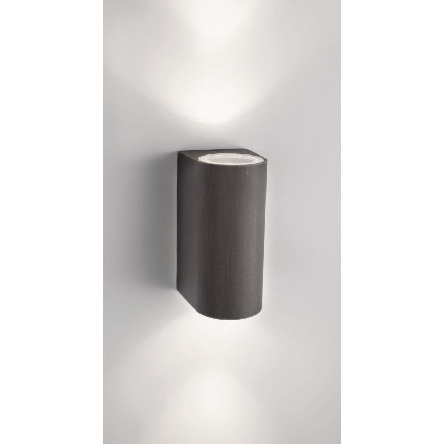 Philips 17102/86/16 - Φως τοίχου εξωτερικού χώρου MYGARDEN NIGHTINGALE 2xGU10/35W IP44