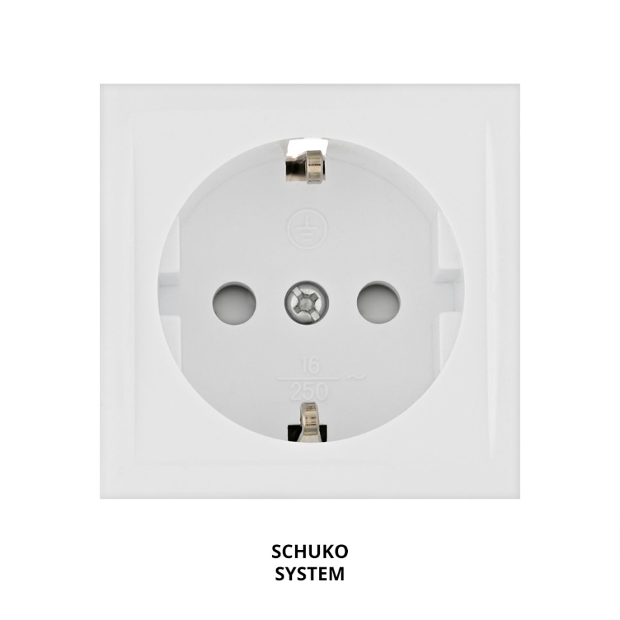 Philips 17108/47/16 - Στήλη υποδοχής πρίζας εξωτερικού χώρου MYGARDEN ROCK 230V IP44 SCHUKO