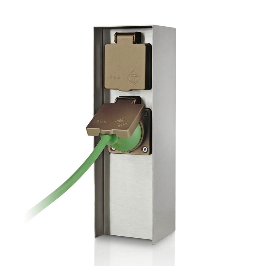 Philips - Εξωτερικός στύλος με πρίζες 230V IP44