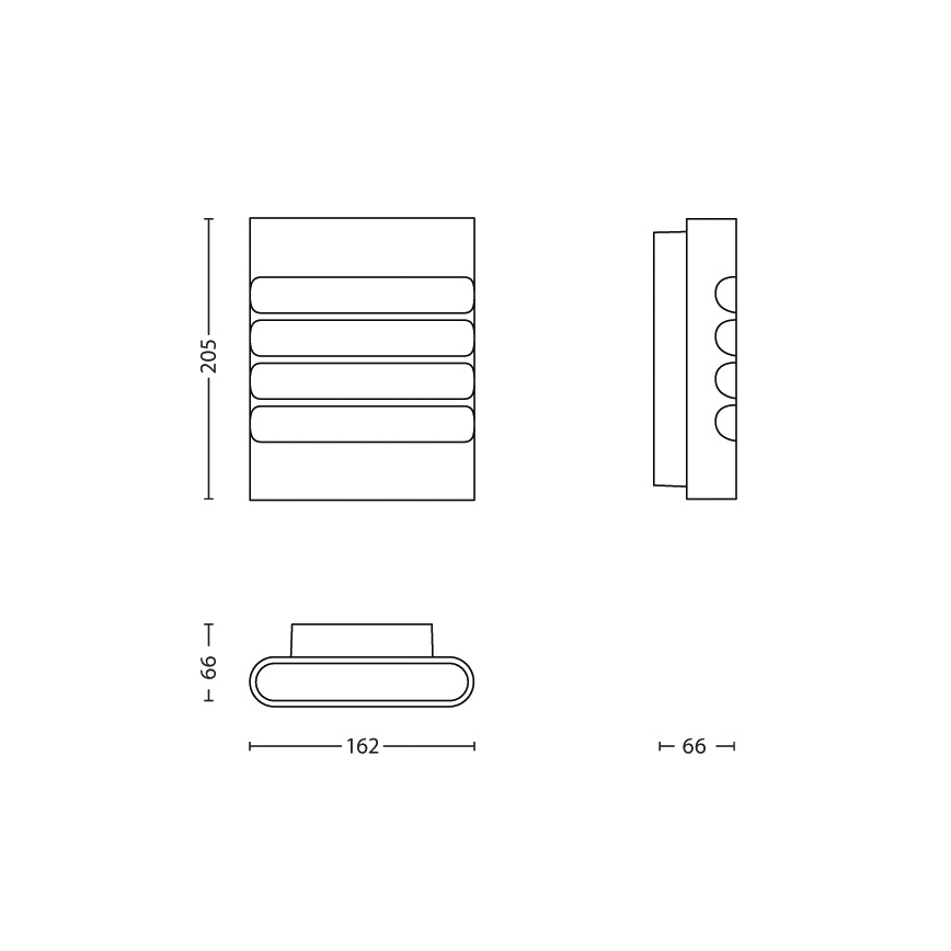 Philips - Φωτιστικό LED εξωτερικού χώρου LED/3W IP44