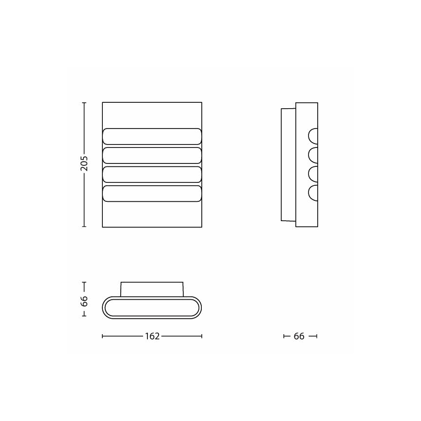 Philips - Εξωτερικός φωτισμός LED 1xLED/3W/230V IP44