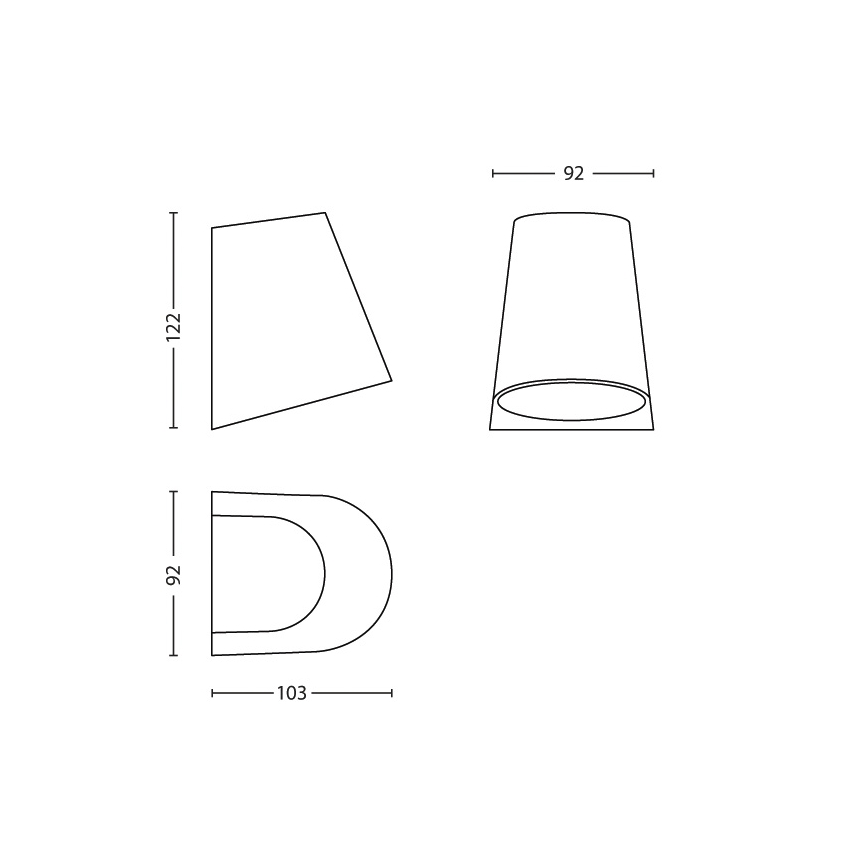 Philips - Φωτιστικό LED εξωτερικού χώρου 1xLED/3W/230V IP44
