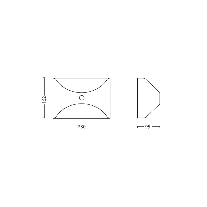 Philips - Εξωτερικό φωτιστικό με αισθητήρα LED/6W/230V IP44