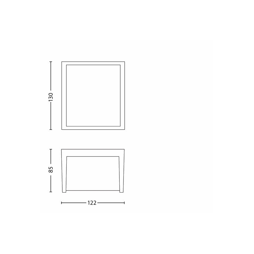 Philips - Φωτιστικό τοίχου LED εξωτερικού χώρου LED/3W/230V IP44 2700K