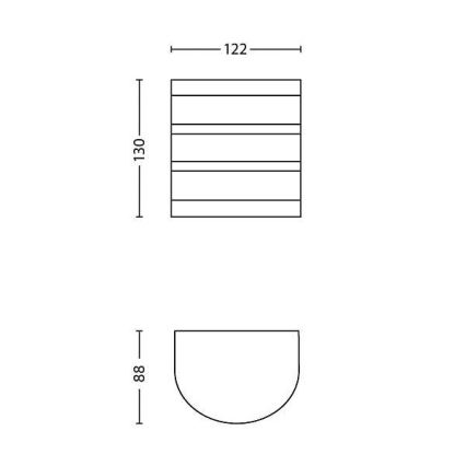 Philips - LED φωτισμός εξωτερικού χώρου 1xLED/3W/230V IP44